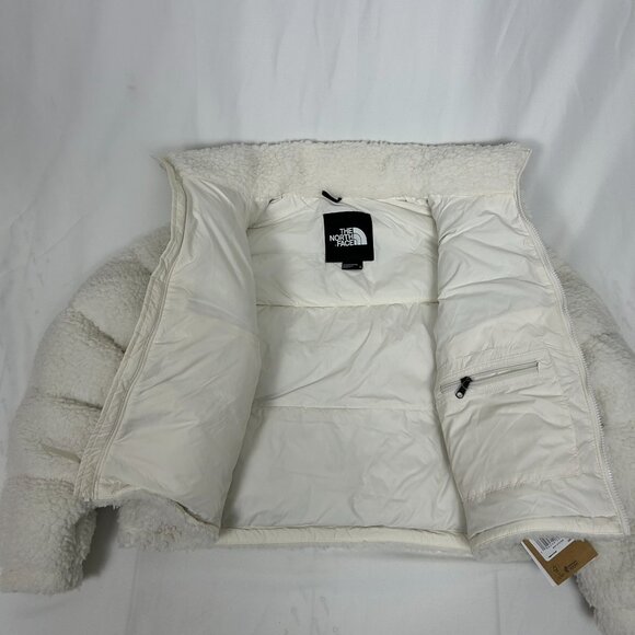 Women’s The North Face High Pile Sherpa Nuptse Short Crop Jacket – 700-Fill Down - Picture 3 of 11